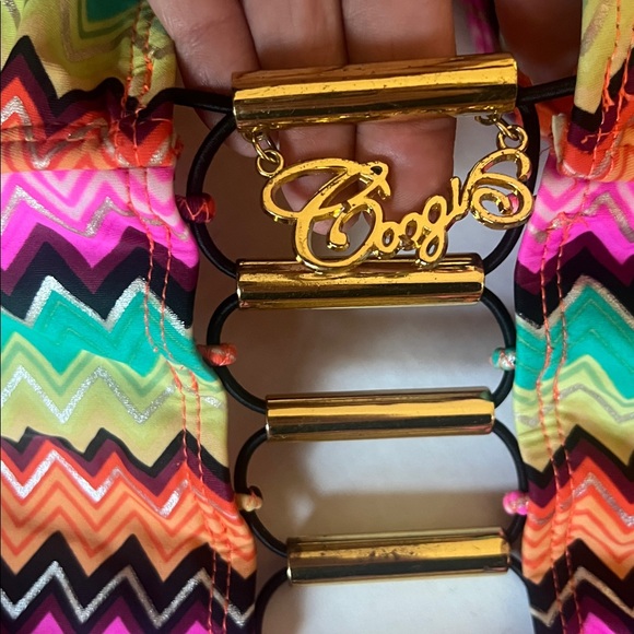 COOGI Multicolored Chevron One Piece Bikini Size Small - Picture 6 of 13